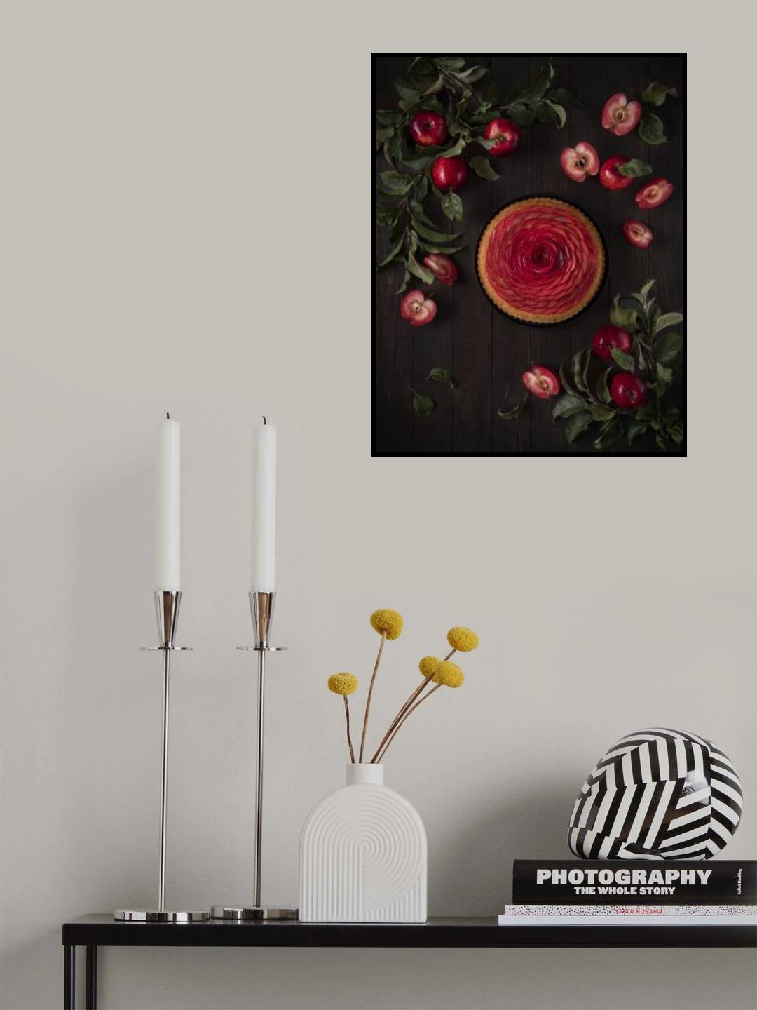 Redlove apples frangipane tart Poster och Canvastavla