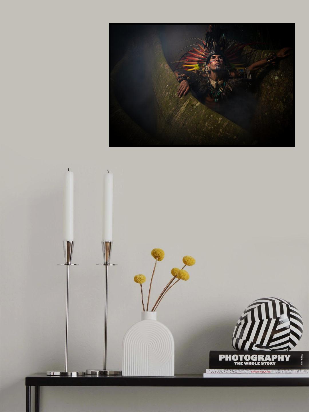 Mexica Warrior - Morning Hunt Poster och Canvastavla