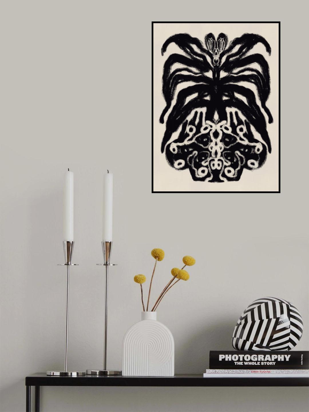 Black Orchid Poster och Canvastavla