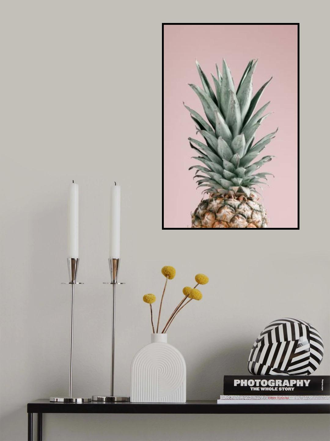 Pineapple Pink 02 Poster och Canvastavla