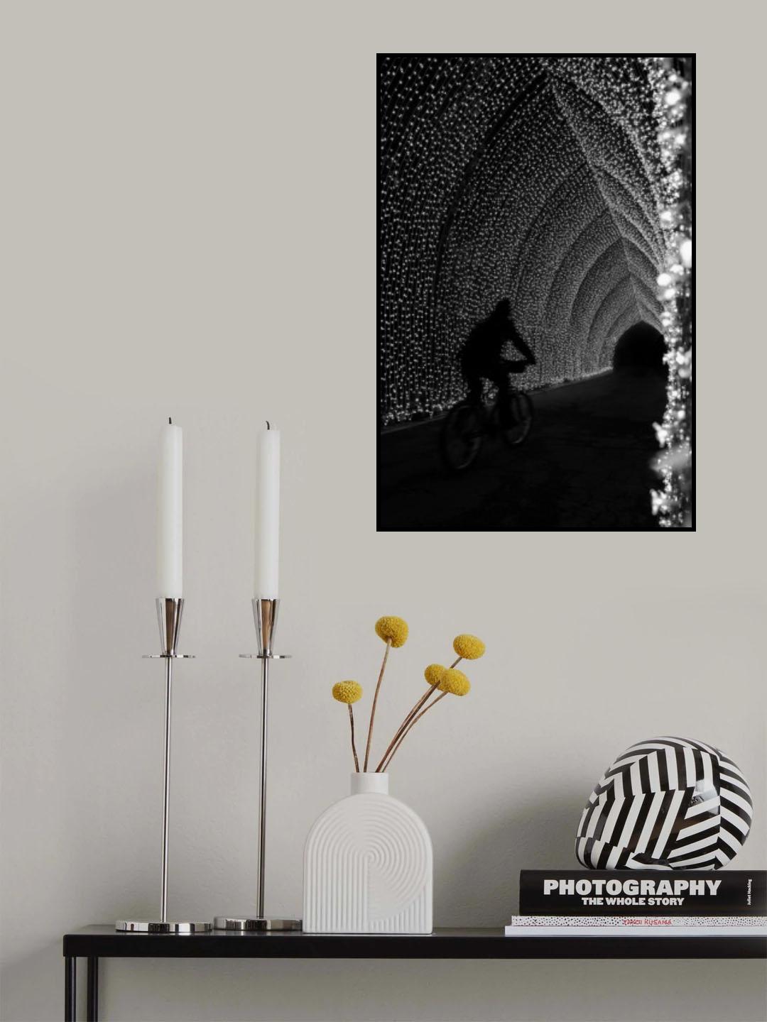 Tunnel lumineux Poster och Canvastavla