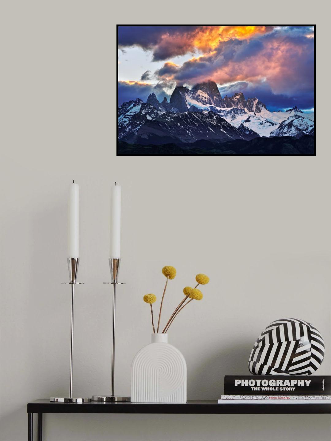 Smoking Mountain Poster och Canvastavla