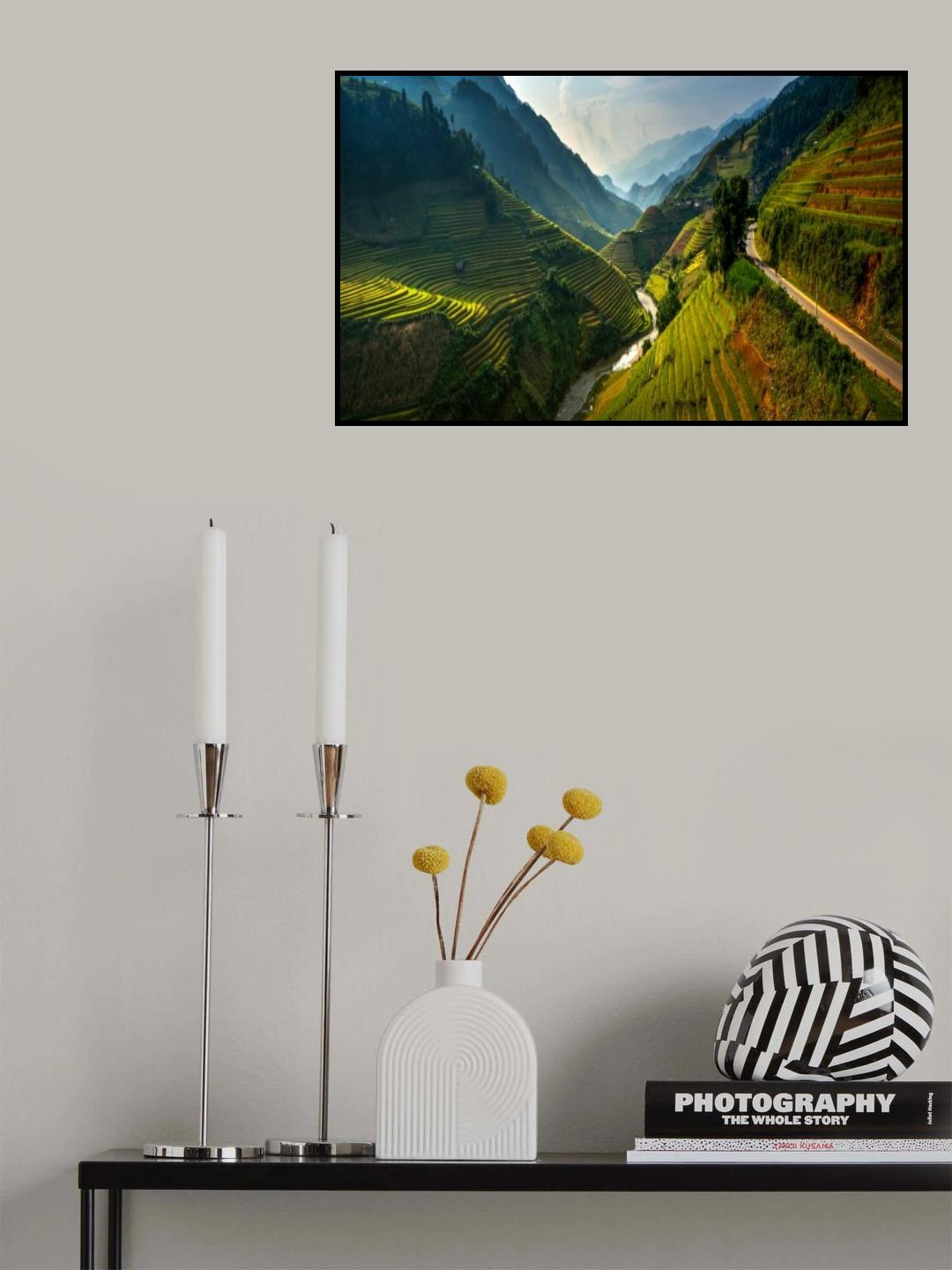 Mu cang chai Poster och Canvastavla