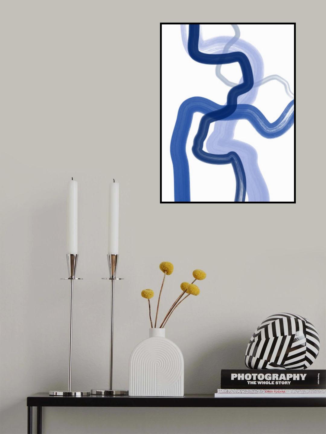 3x4 Aspectratio Indigo29 Poster och Canvastavla