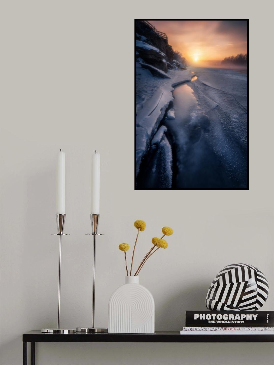 Ice and fire Poster och Canvastavla