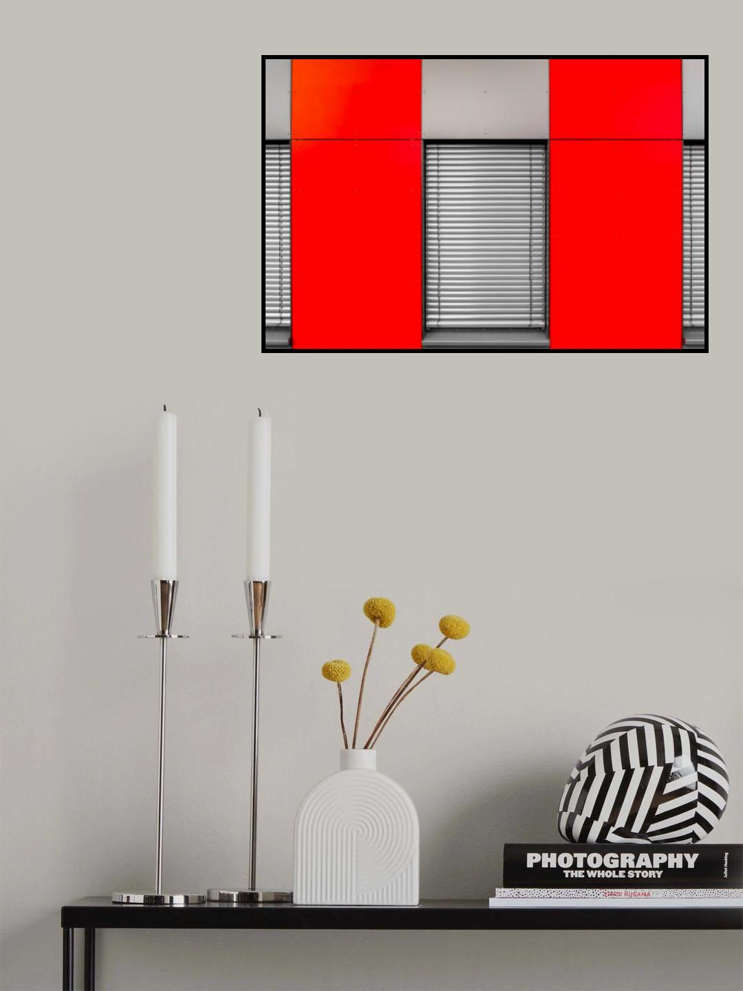 red Poster och Canvastavla