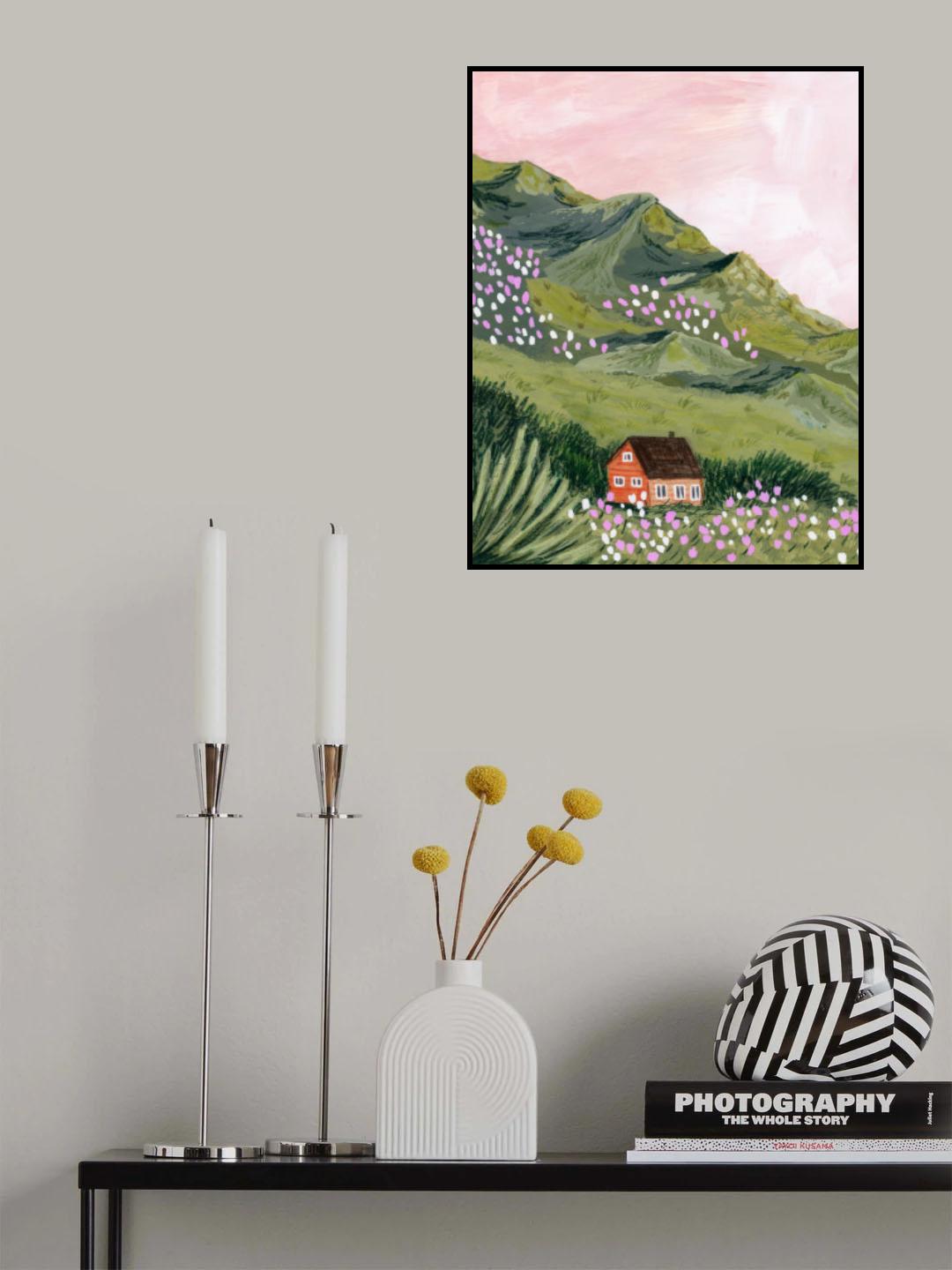 Mountain House Poster och Canvastavla