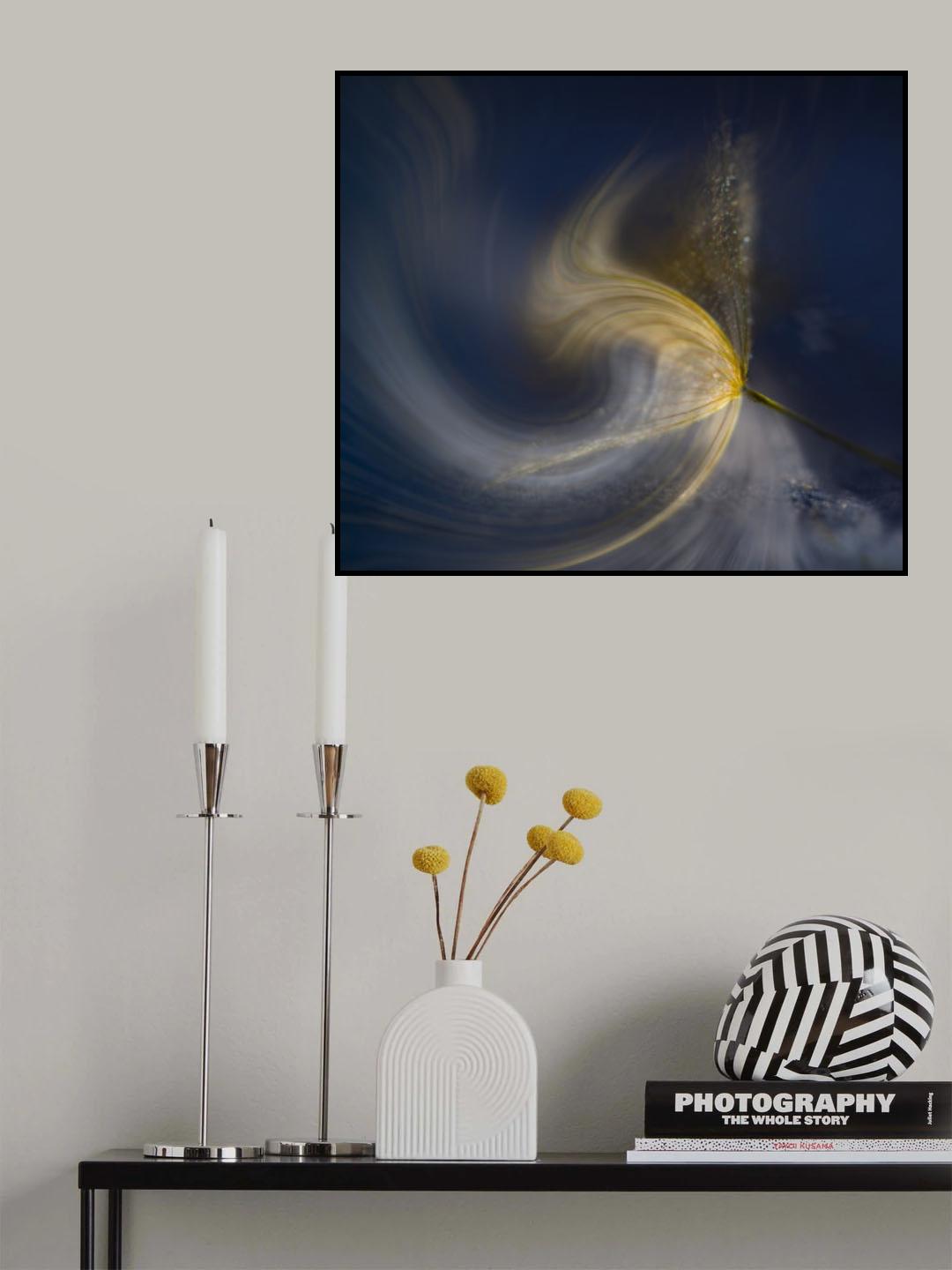 abstract dandelion Poster och Canvastavla
