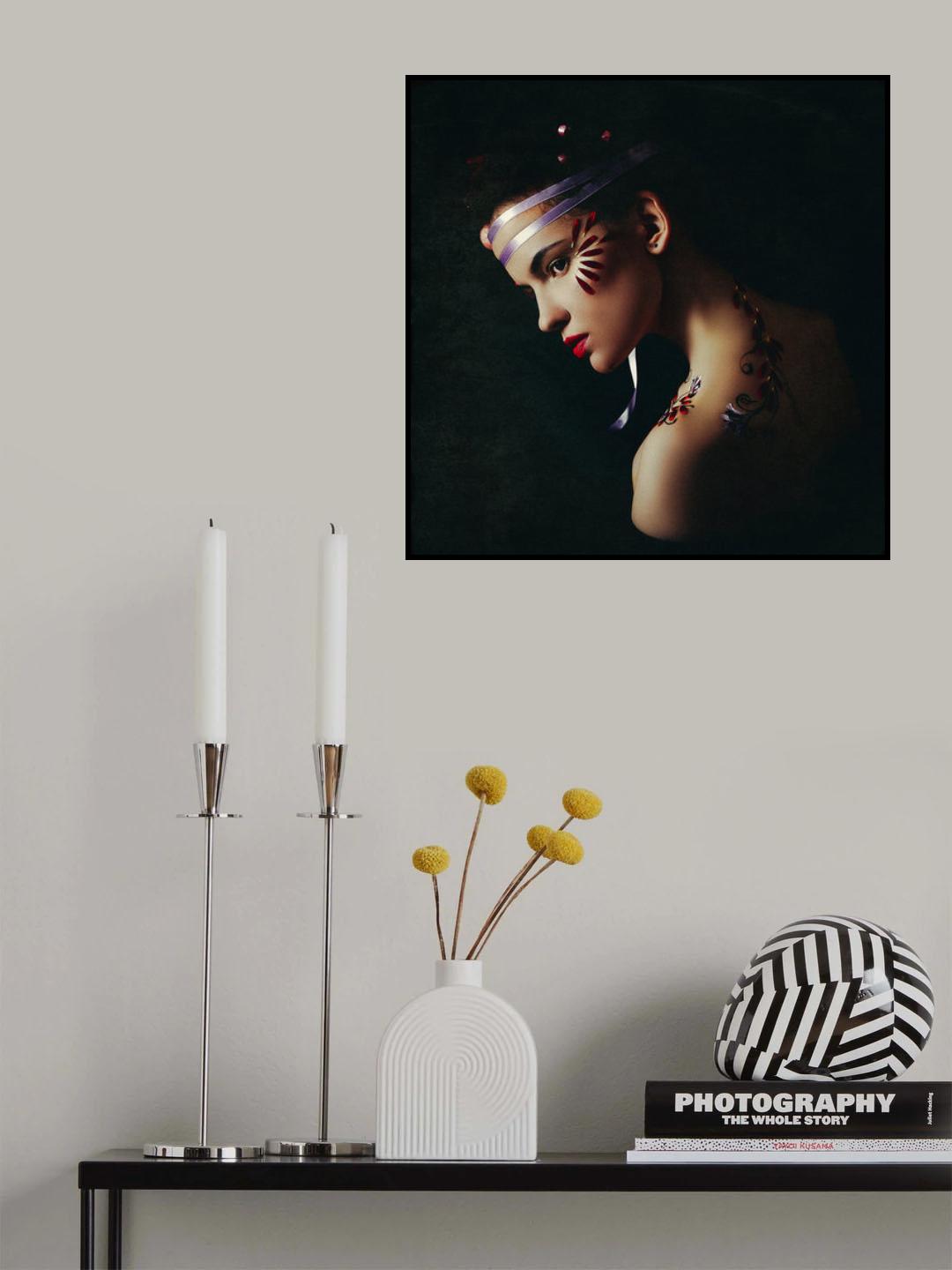 A Woman should be like a single flower Poster och Canvastavla