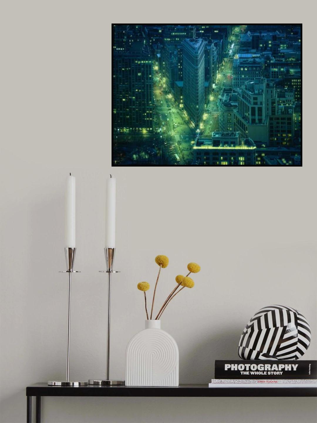 New York cyberpunk Poster och Canvastavla