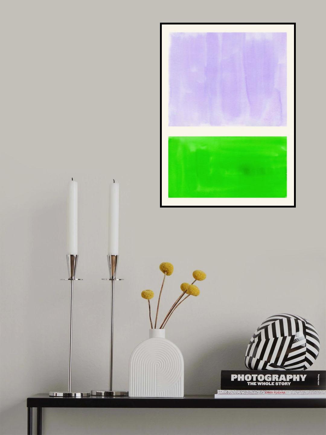 Colourfield 30 Poster och Canvastavla