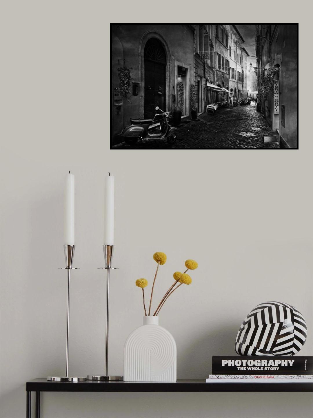 Walking along Rome Poster och Canvastavla