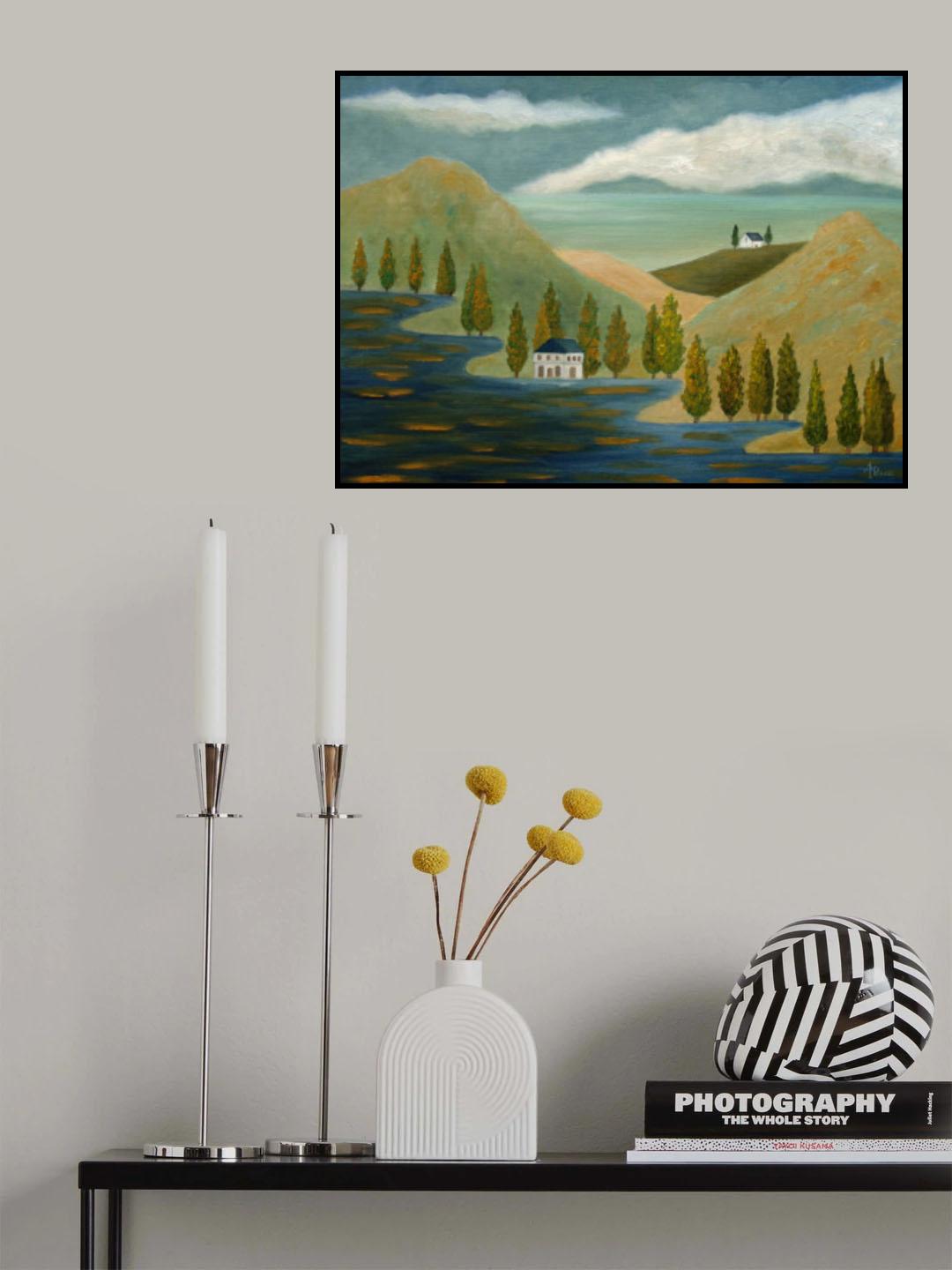 Dim Night Thriving Poster och Canvastavla