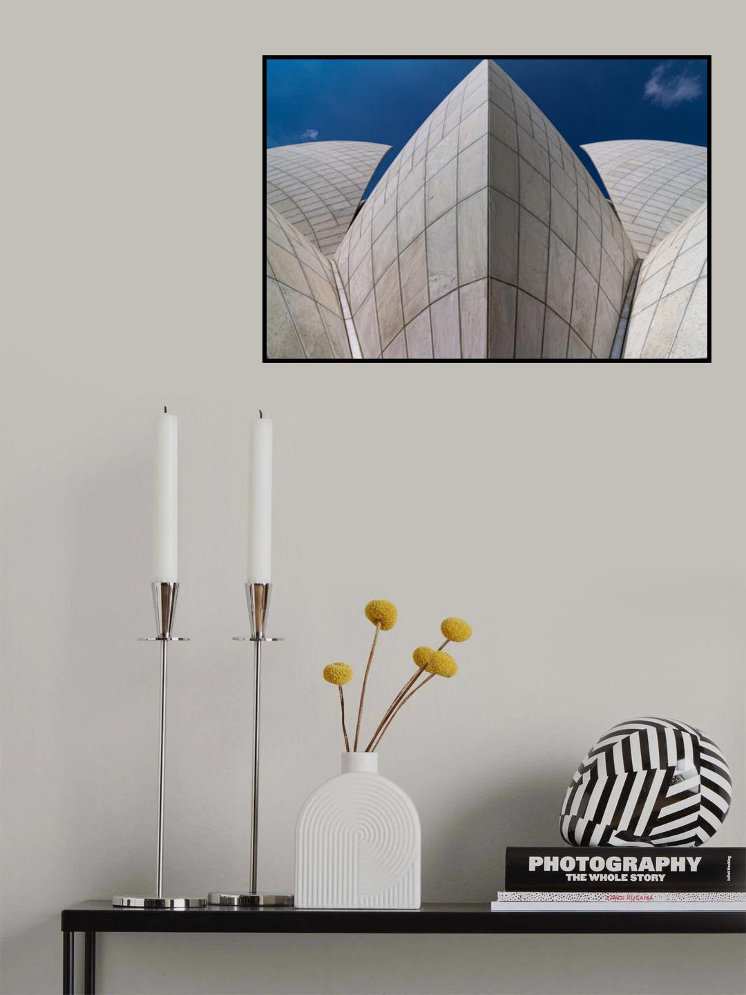 Shapes in Delhi Poster och Canvastavla