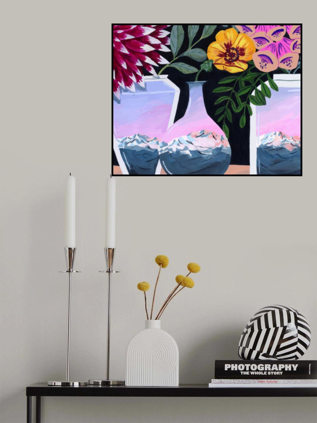 Alpenglow Poster och Canvastavla