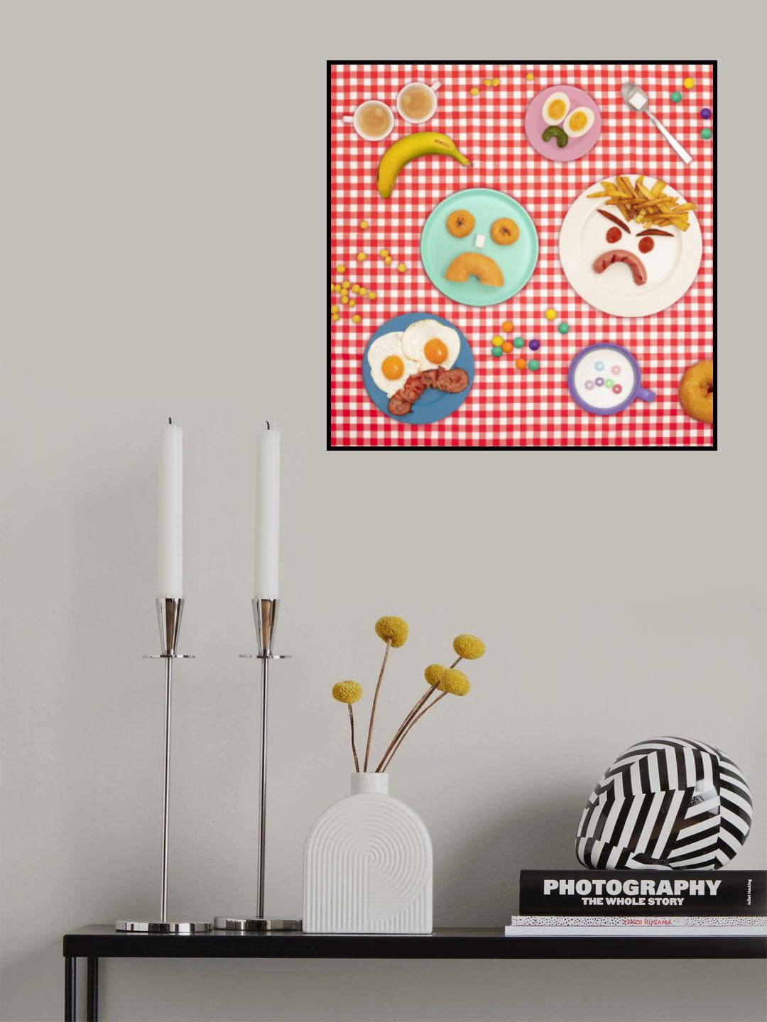 Moody Breakfast Poster och Canvastavla
