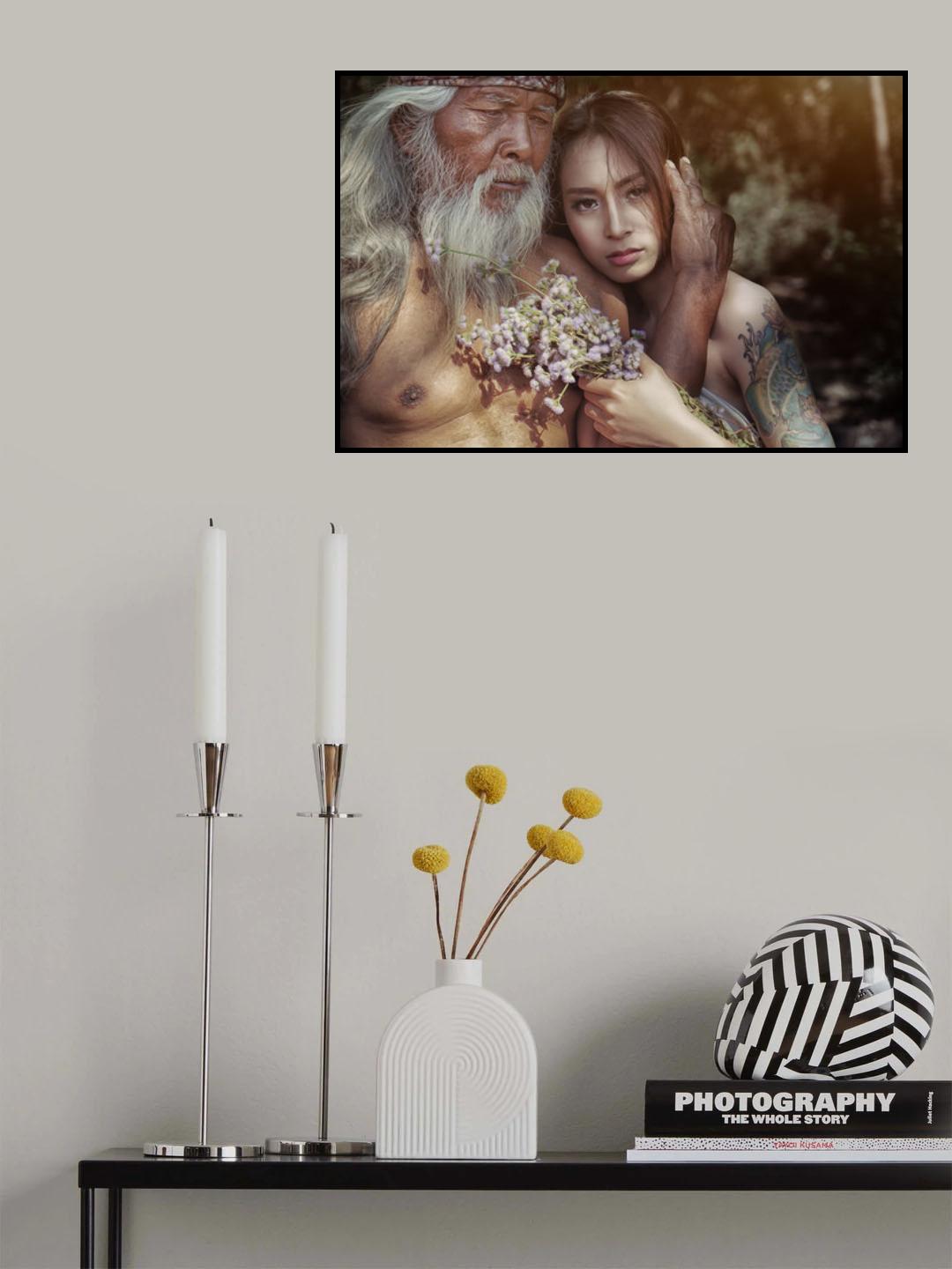 Father & Daughter Poster och Canvastavla