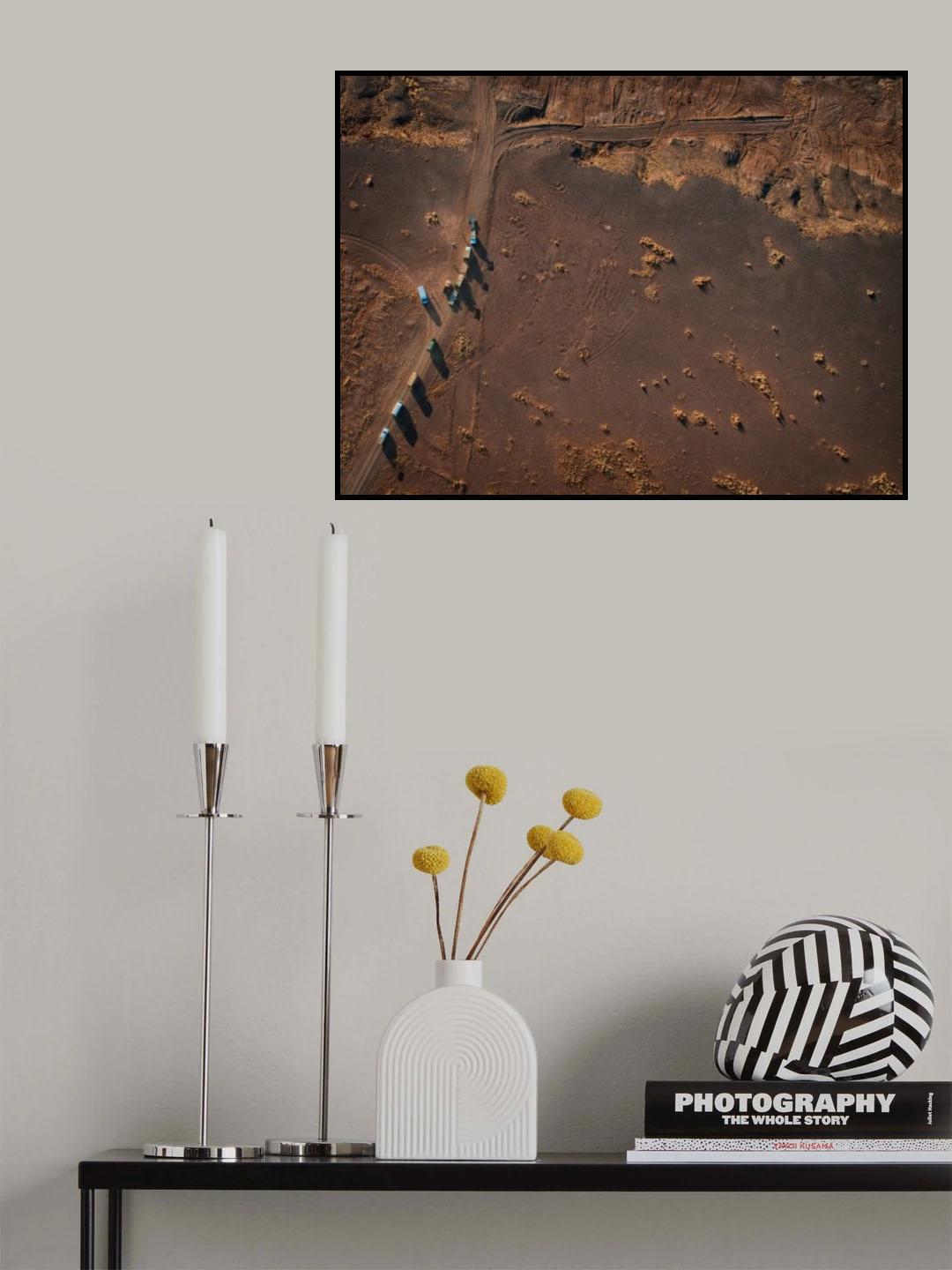 Follow the road Poster och Canvastavla