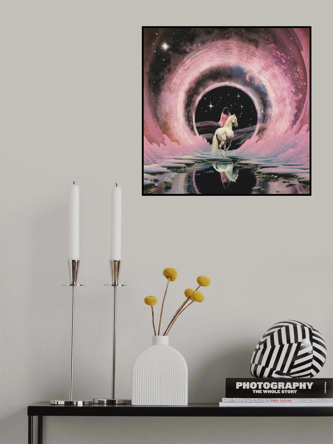 Portal Through Time Collage Art Poster och Canvastavla