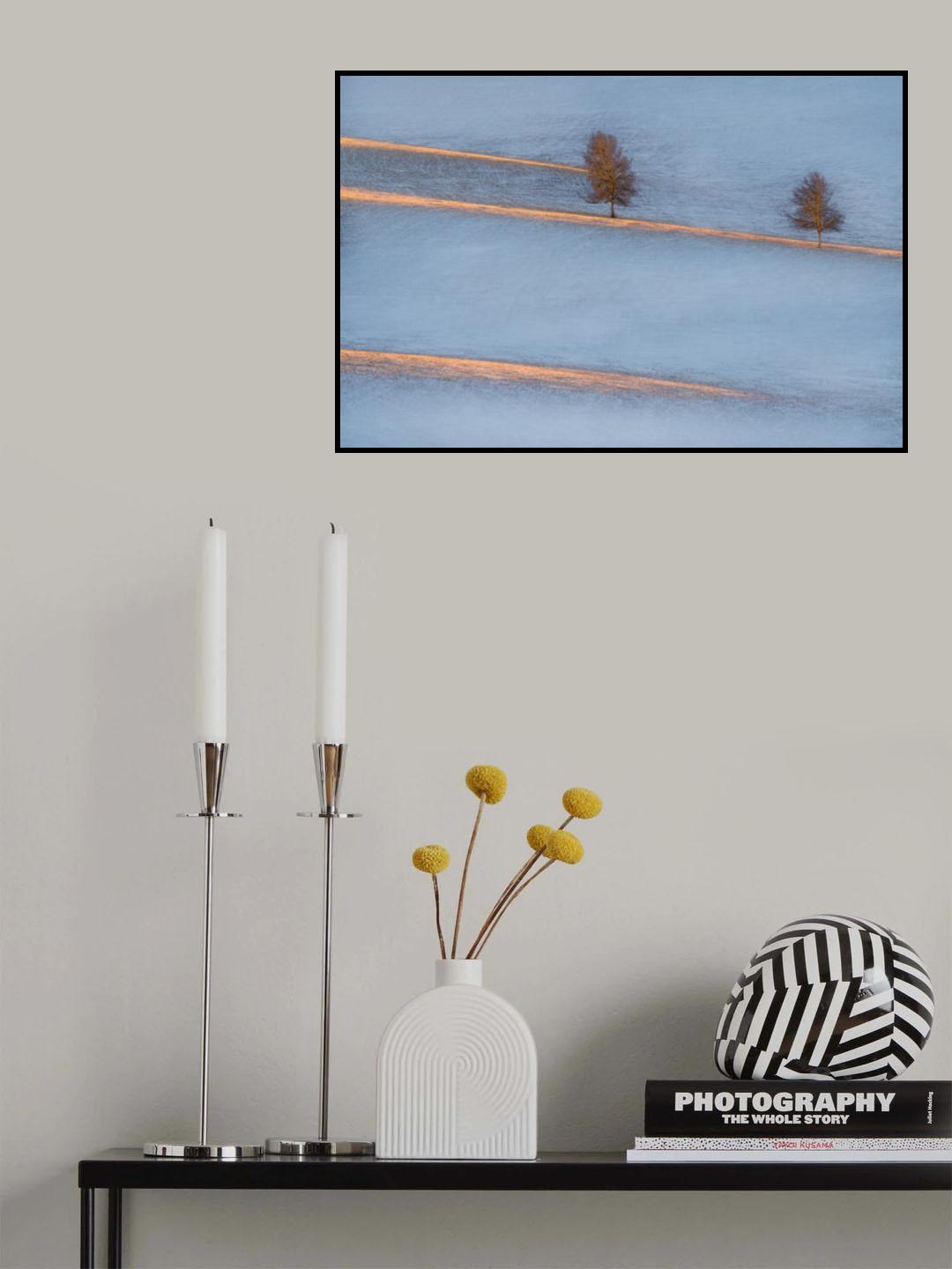 Light traces Poster och Canvastavla