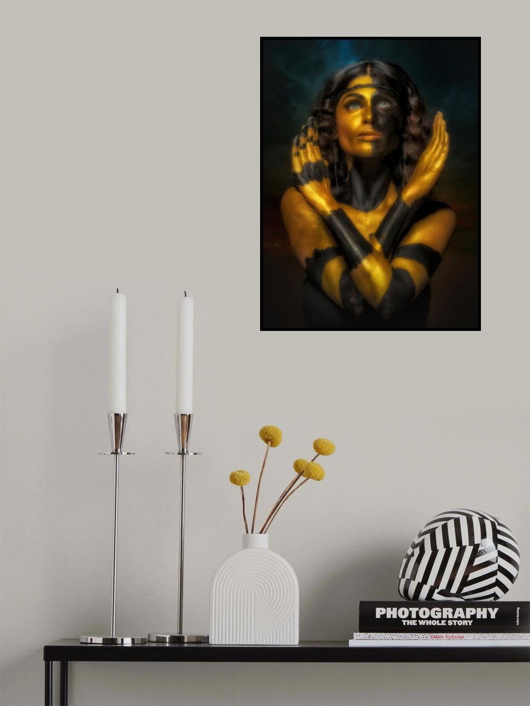 GOLDEN WARRIOR Poster och Canvastavla