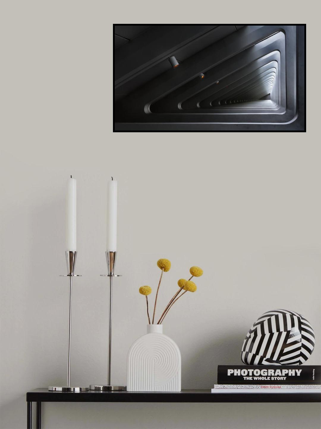Light Tunnel Poster och Canvastavla