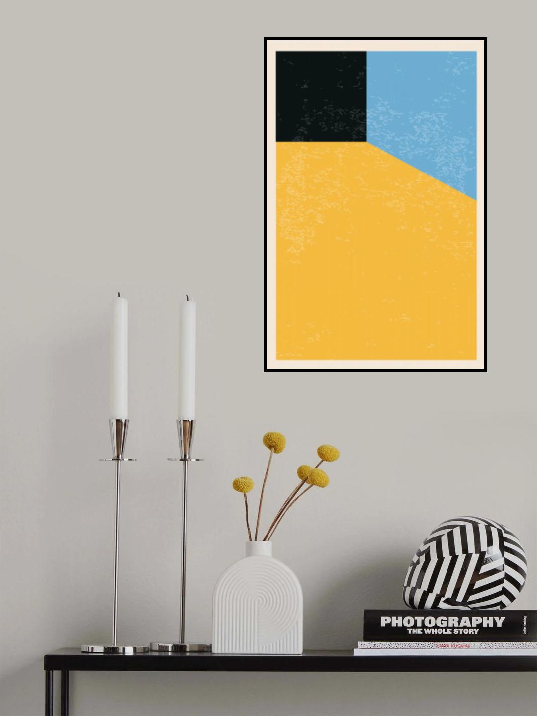 Minimal Abstract Shapes Series #12 Poster och Canvastavla