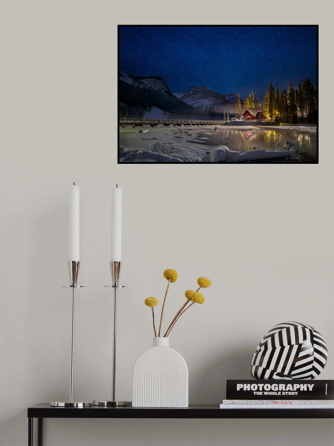 A Starry Fairytale Land Poster och Canvastavla