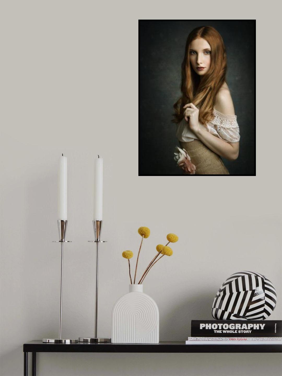 Portrait of a girl Poster och Canvastavla