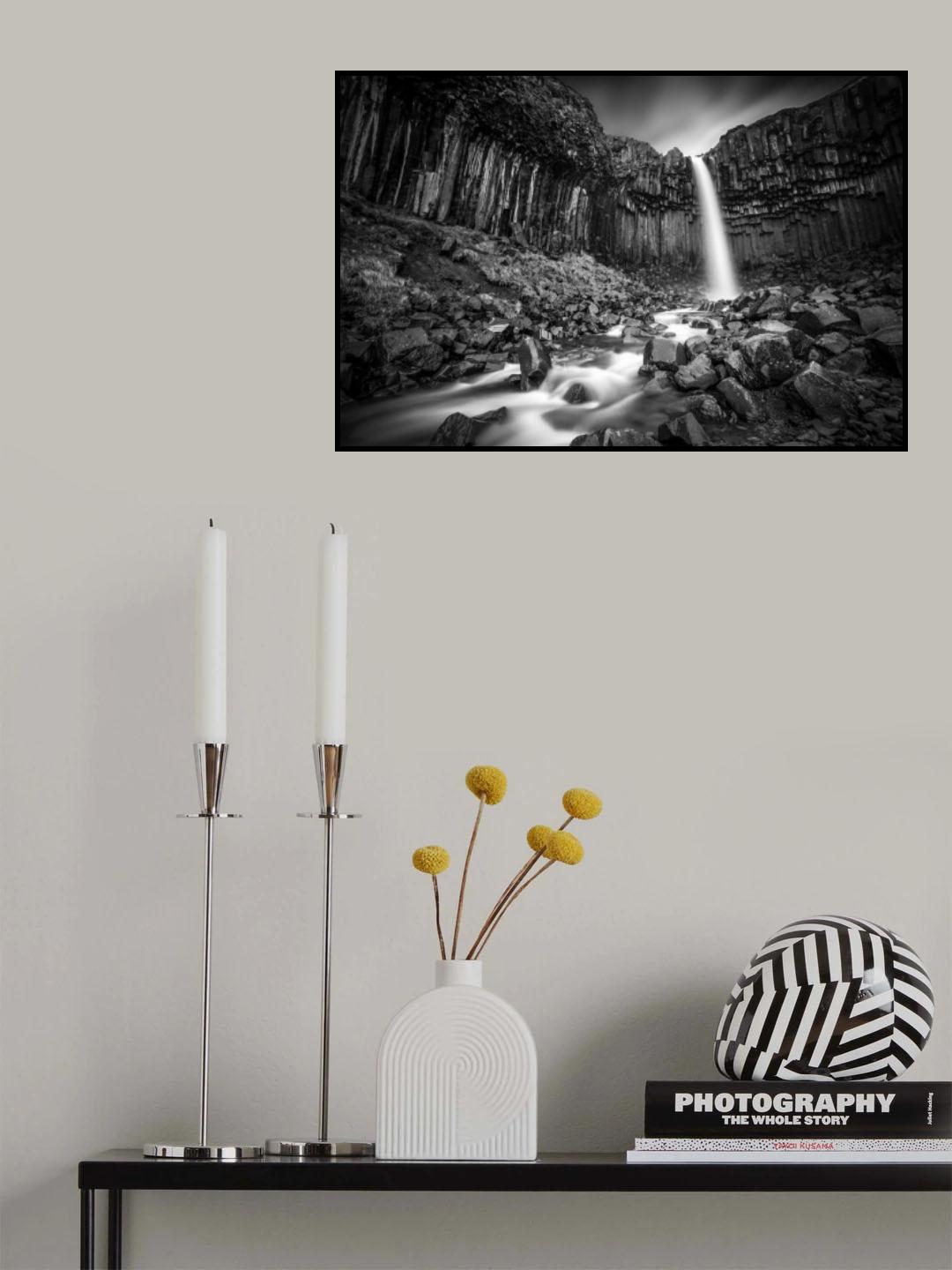 The great Svartifoss Poster och Canvastavla