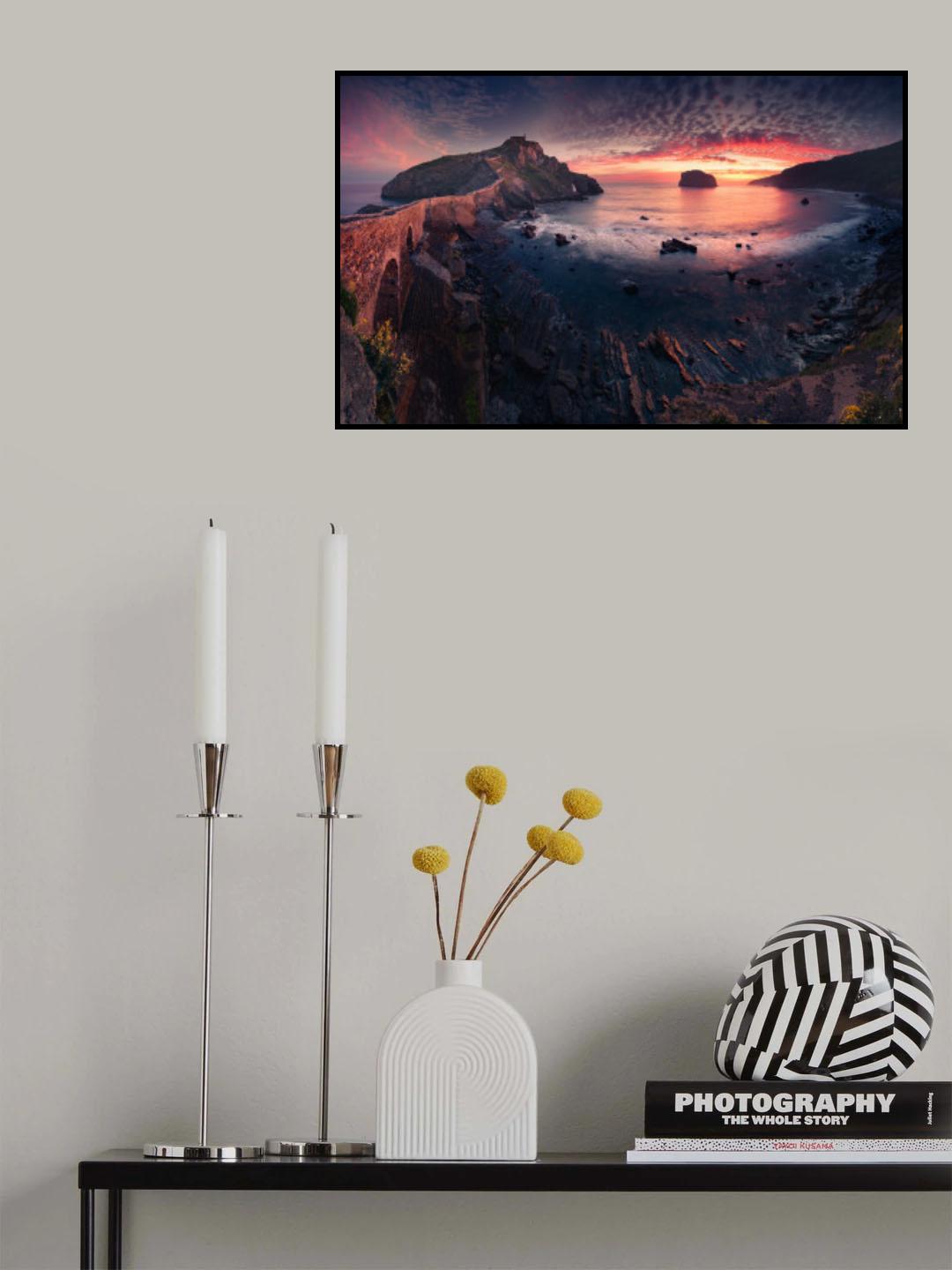 Gaztelugatxe Poster och Canvastavla