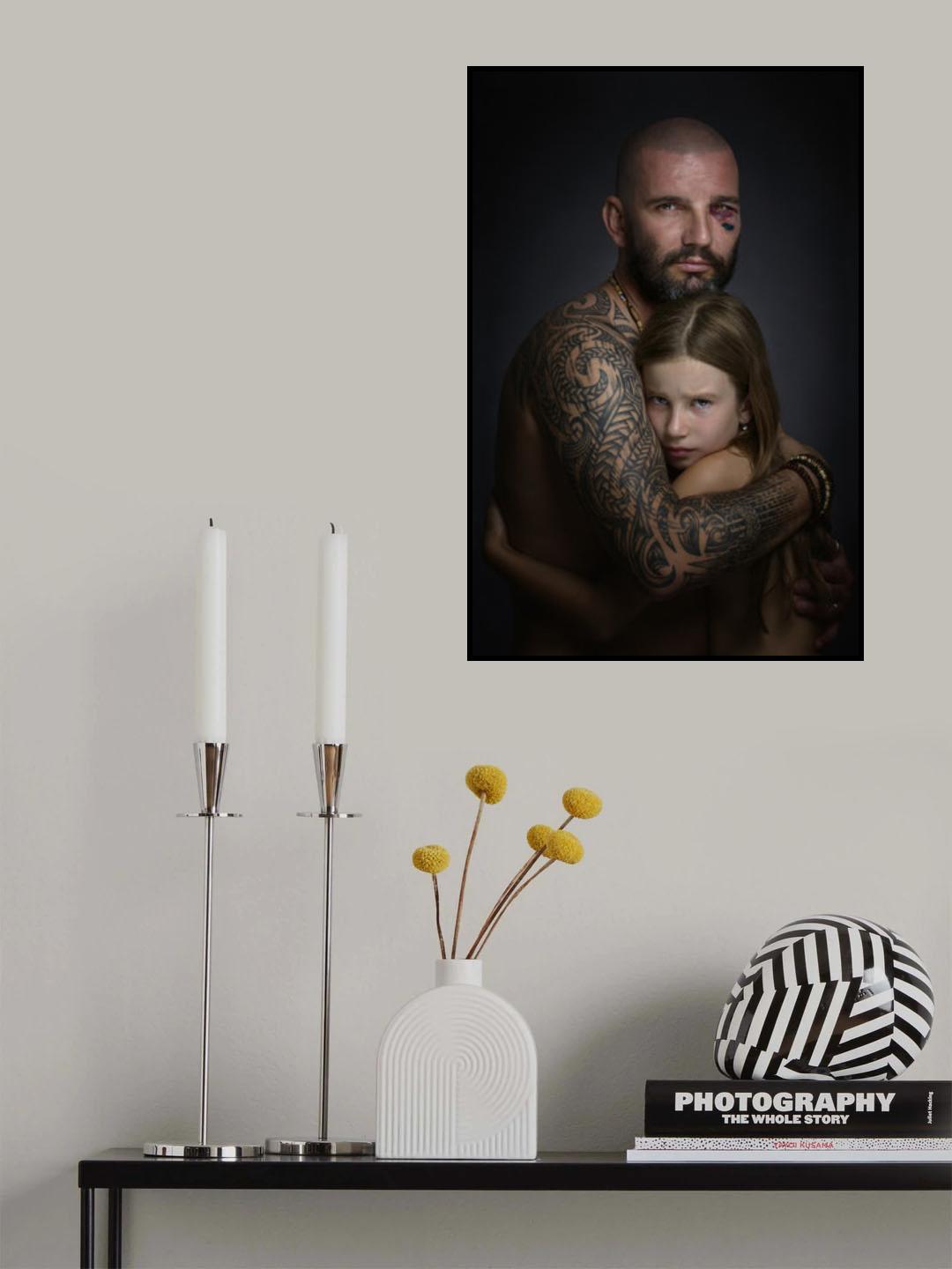 Daddy and daughter Poster och Canvastavla