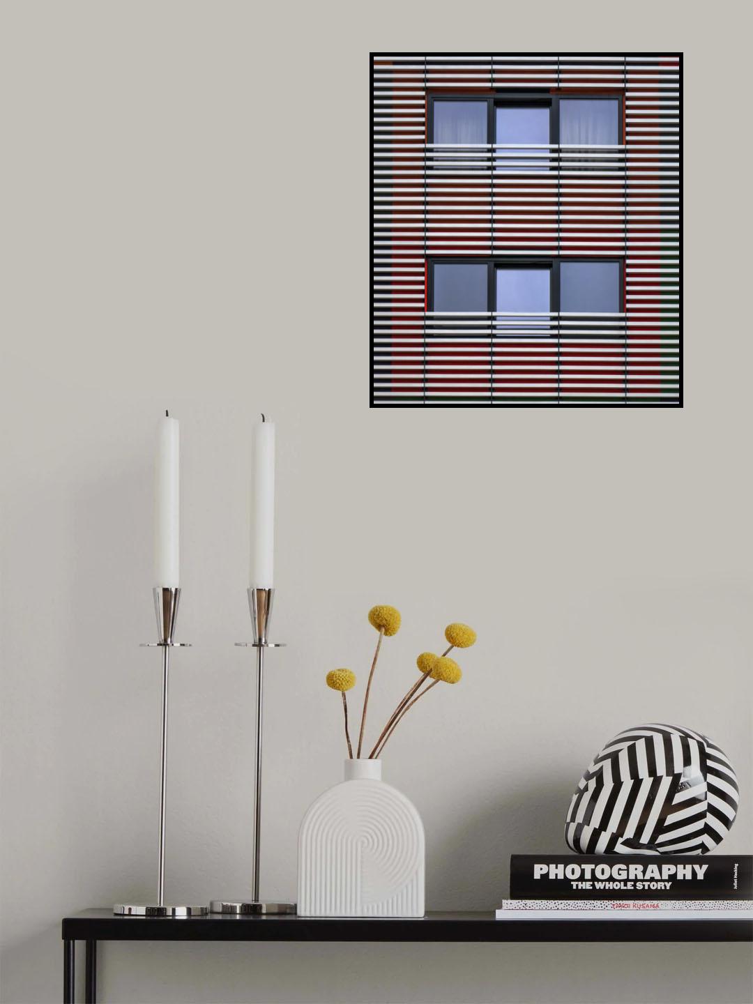Caught within red Poster och Canvastavla
