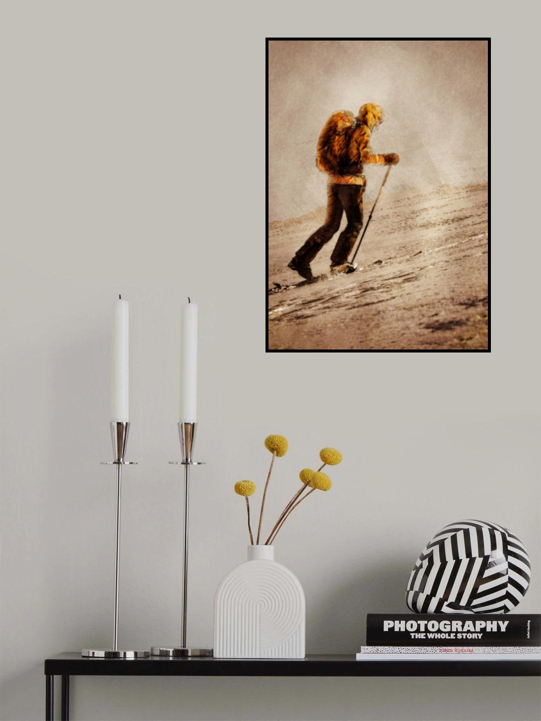 Mountaineer Sport Art 10 Poster och Canvastavla