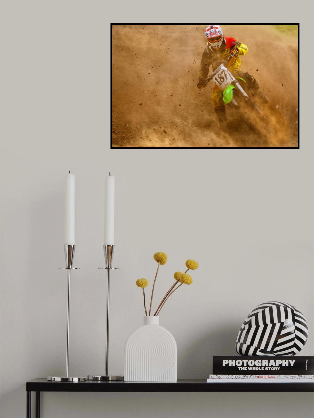 biker Poster och Canvastavla