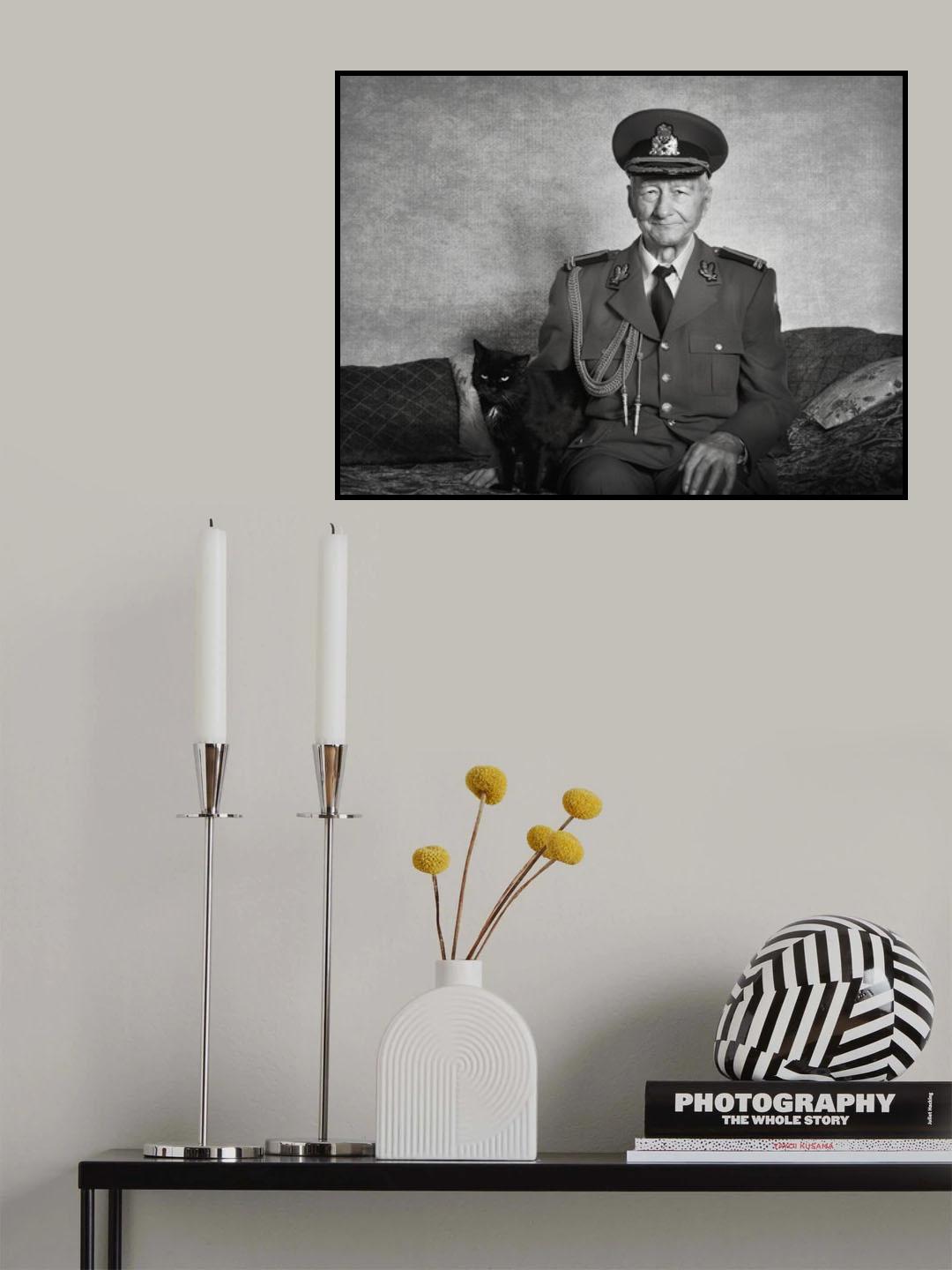 white age. retired colonel Poster och Canvastavla