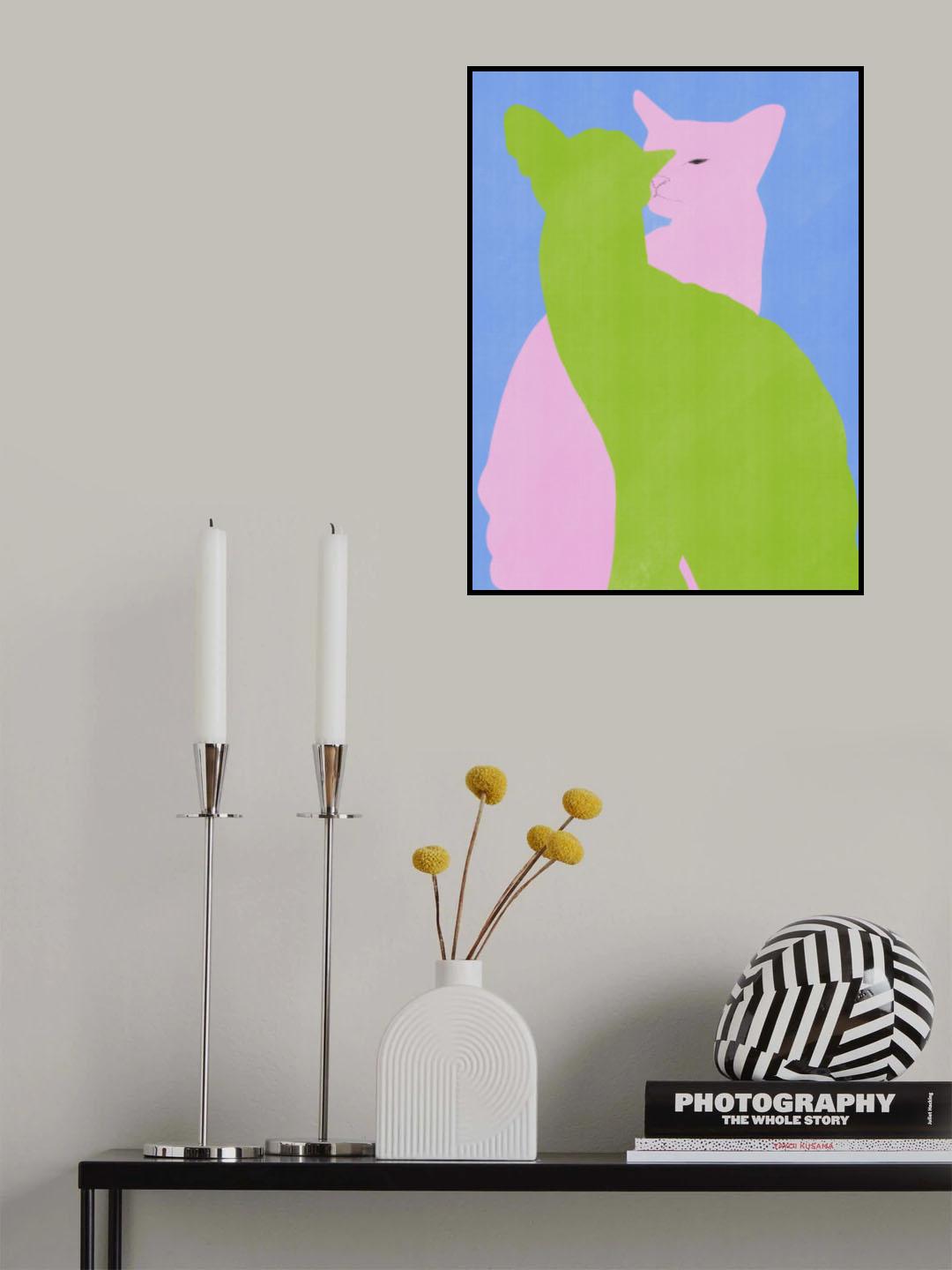 New Cat Friend Poster och Canvastavla