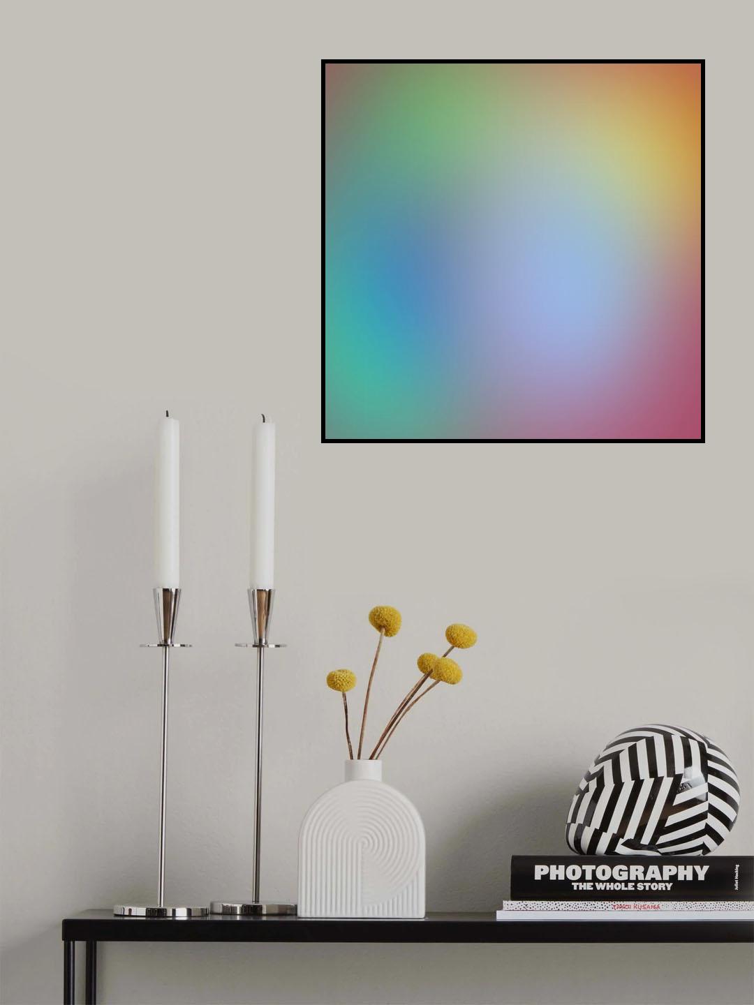 Smooth Gradient Backgrounds 5 Poster och Canvastavla