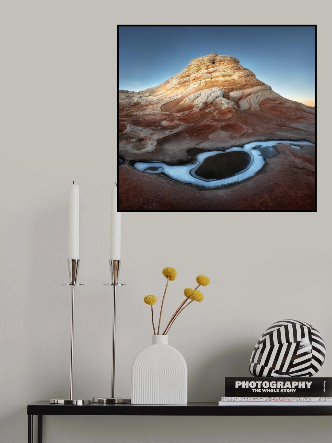 Alien planet - Ice pocket Poster och Canvastavla