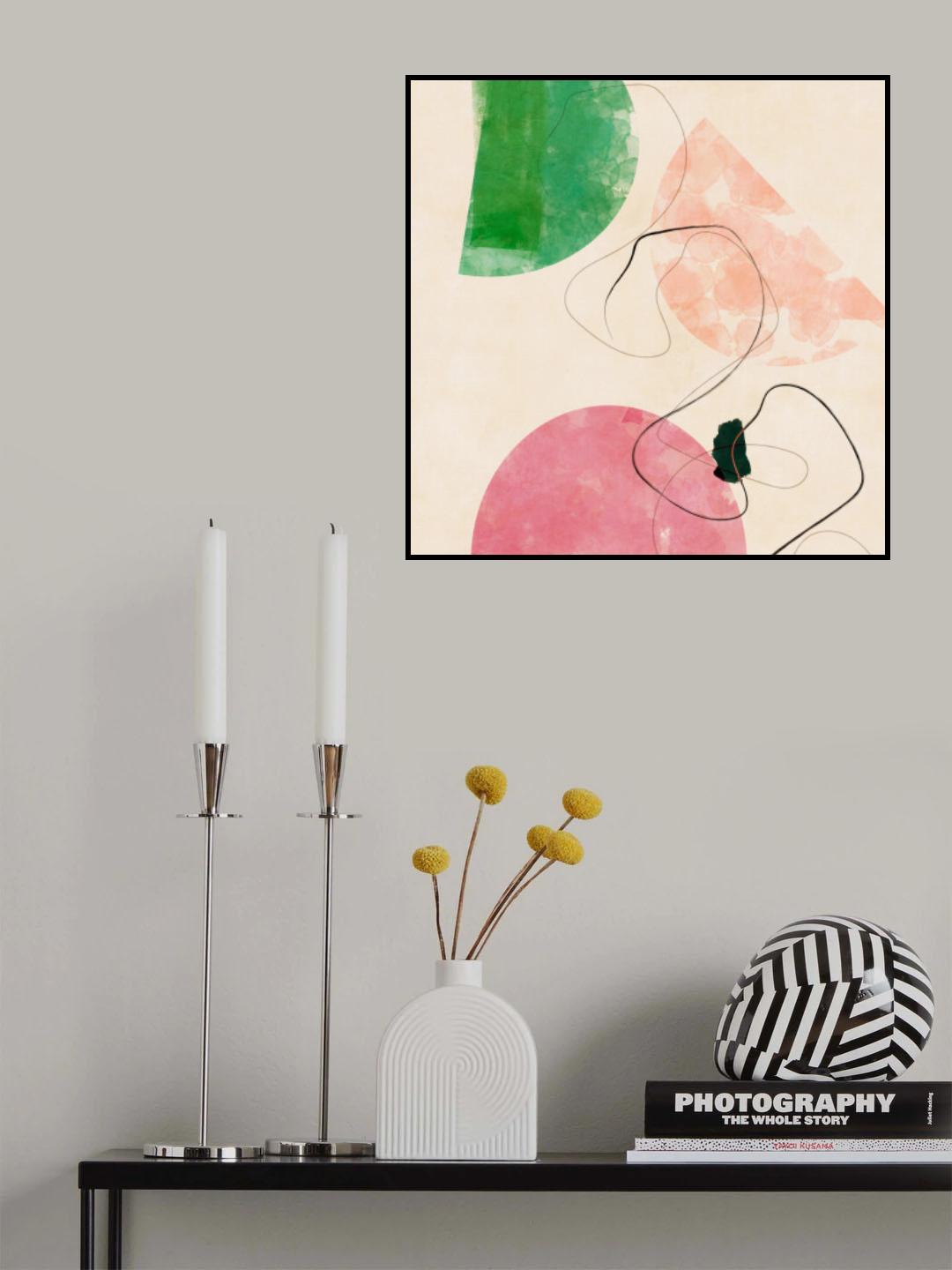 Organic Painted 12 10600px Mai2021 Kopie Poster och Canvastavla
