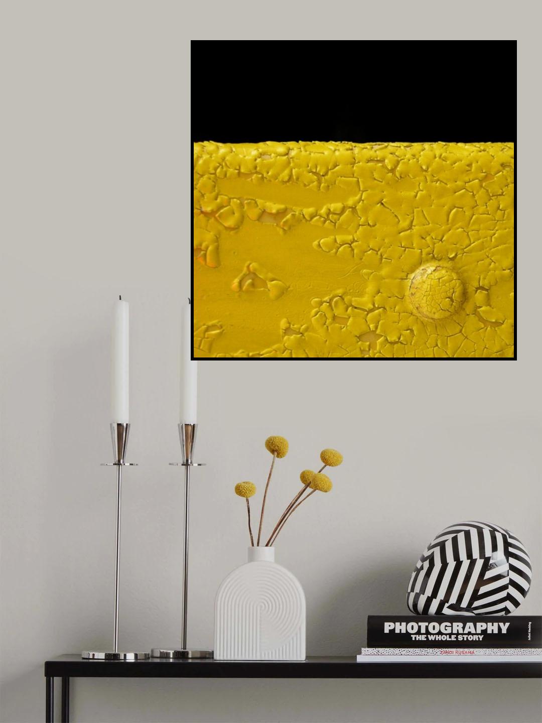 Yellow button Poster och Canvastavla