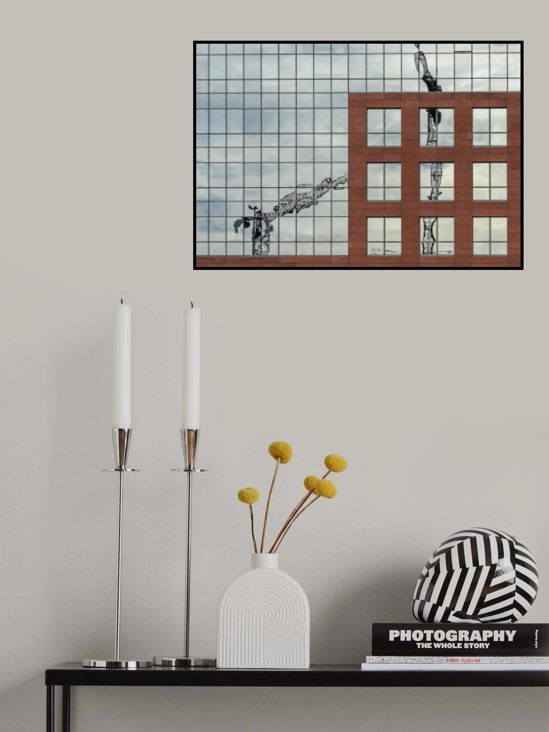 Virtual cranes Poster och Canvastavla