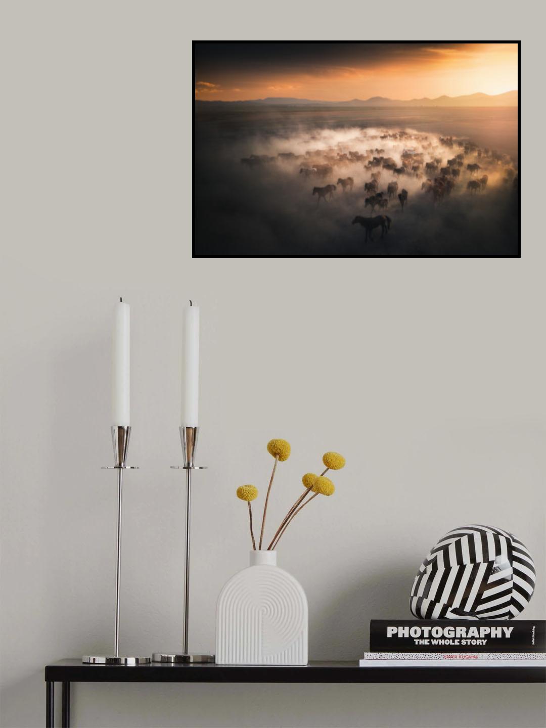 Yilki Horses Poster och Canvastavla