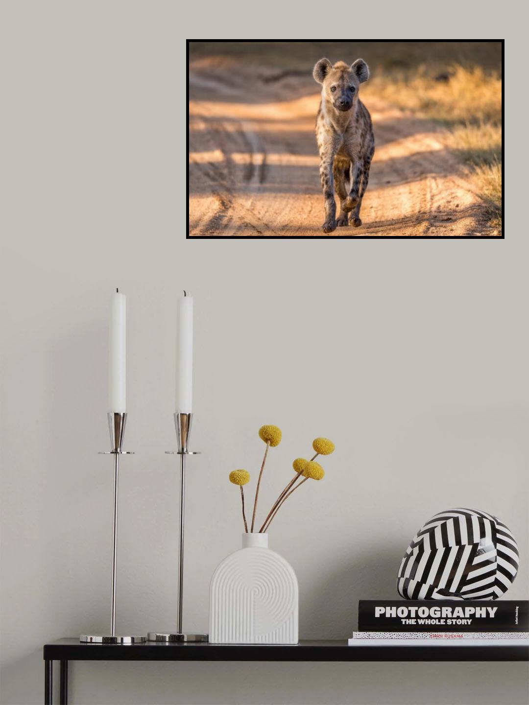 Hyenas can be beautiful - sort of. Poster och Canvastavla
