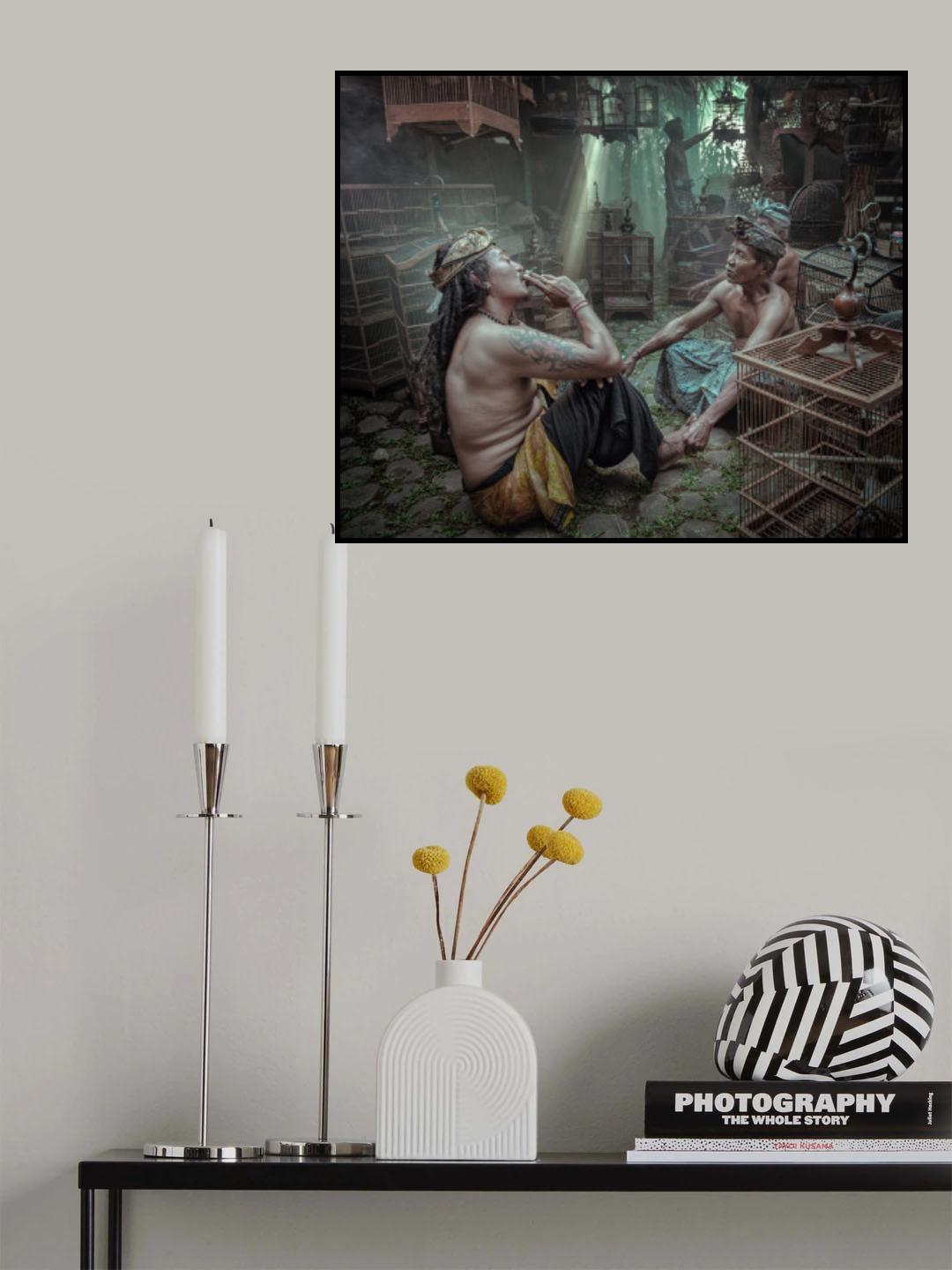 Morning chat Poster och Canvastavla