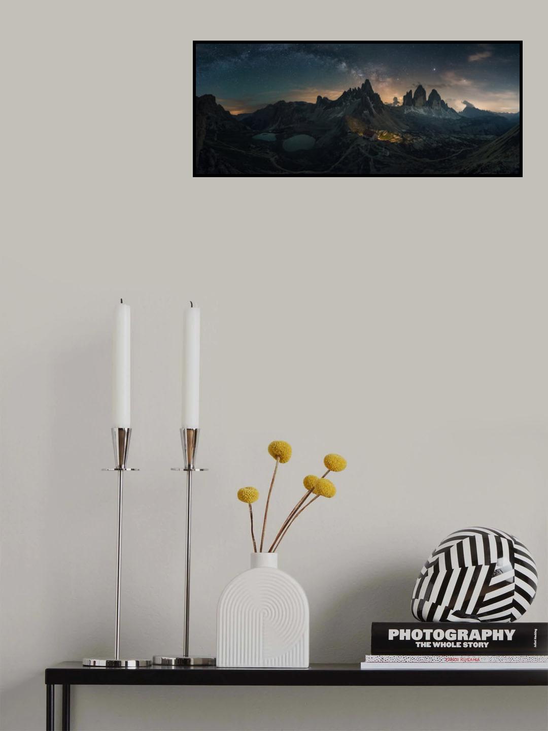Tre Cime, Dolomites Poster och Canvastavla