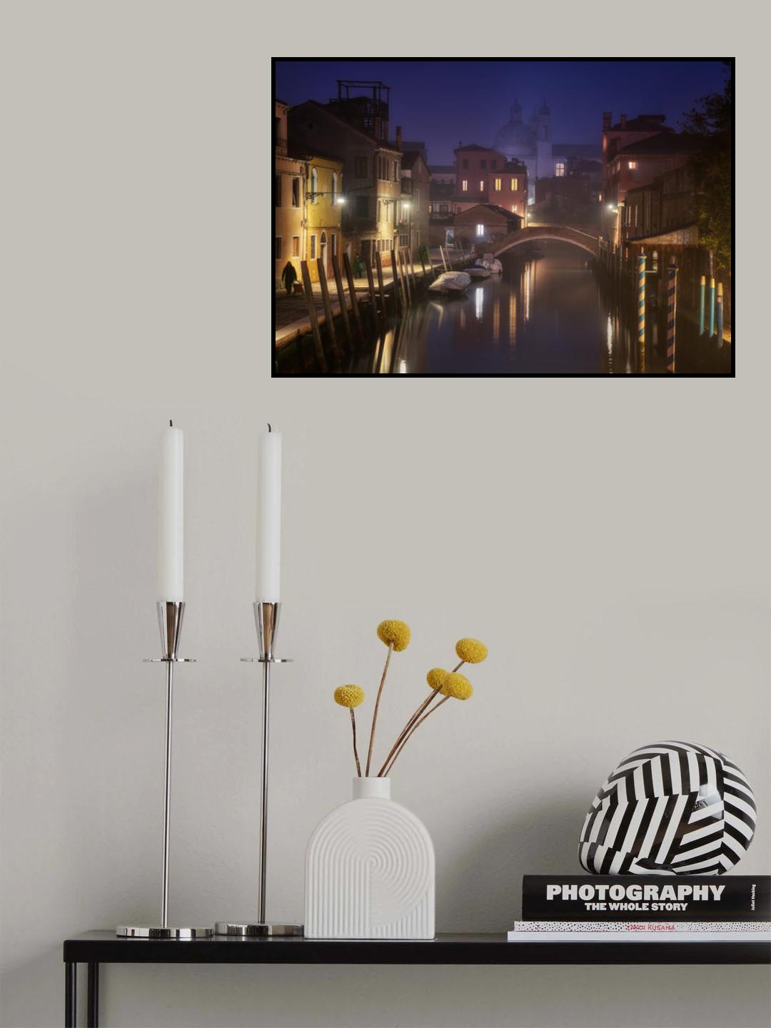 Rio dei Ognissanti Poster och Canvastavla