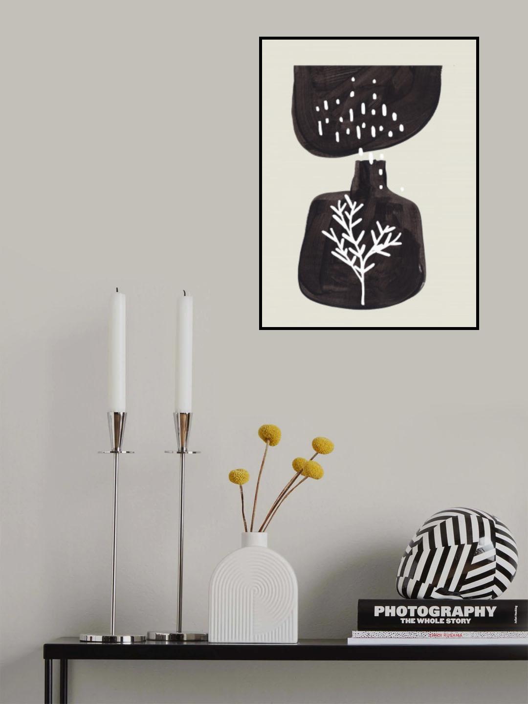 Ink Motif 7 Poster och Canvastavla