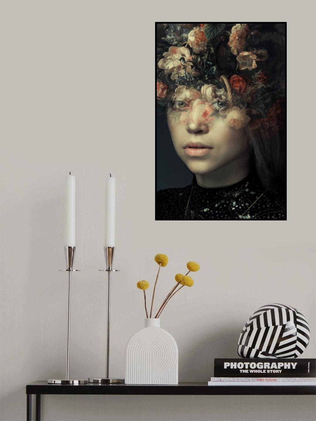 FLORAL PORTRAIT Poster och Canvastavla
