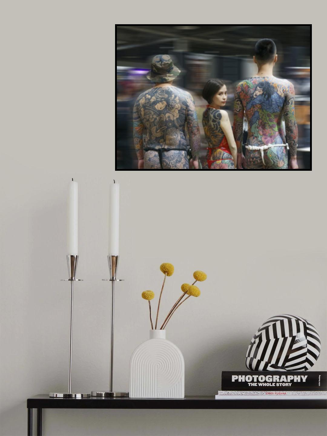 Exquisite tattoo Poster och Canvastavla